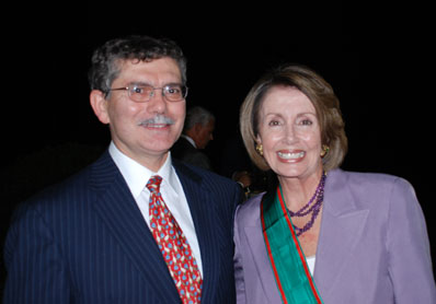  Francesco Isgro and Nancy Pelosi