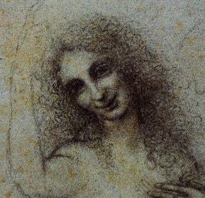 Detail from Leonardo Da Vinci's "The Angel in the Flesh"