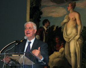 Pietro FRassica at Italian Embassy