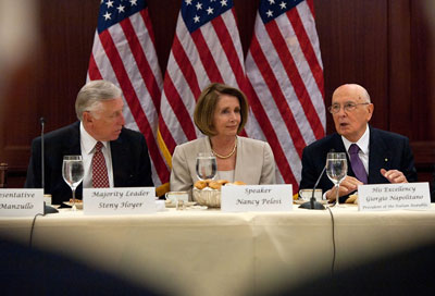 Napolitano at Joint Leadership Meeting