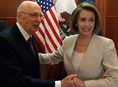 Napolitano, Pelosi
