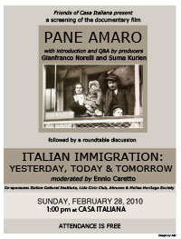 February 28 at Casa Italiana